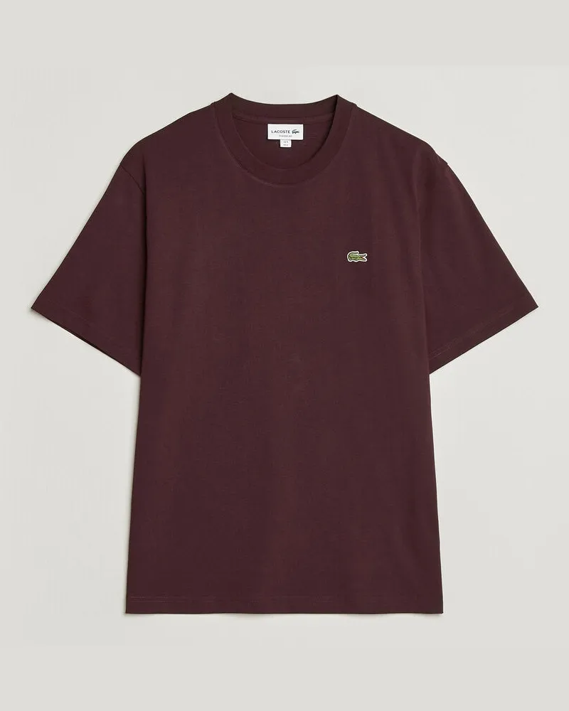 Lacoste Crew Neck T-Shirt Oxalis Rot