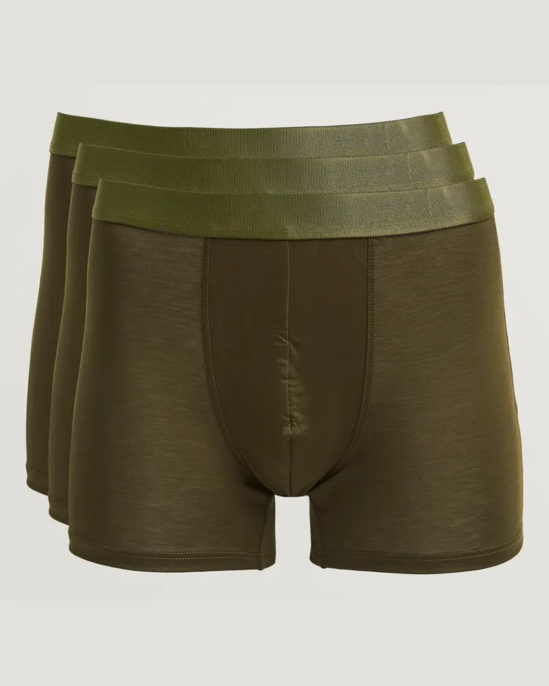 CDLP 3-Pack Boxer Briefs  Olive Green Grün