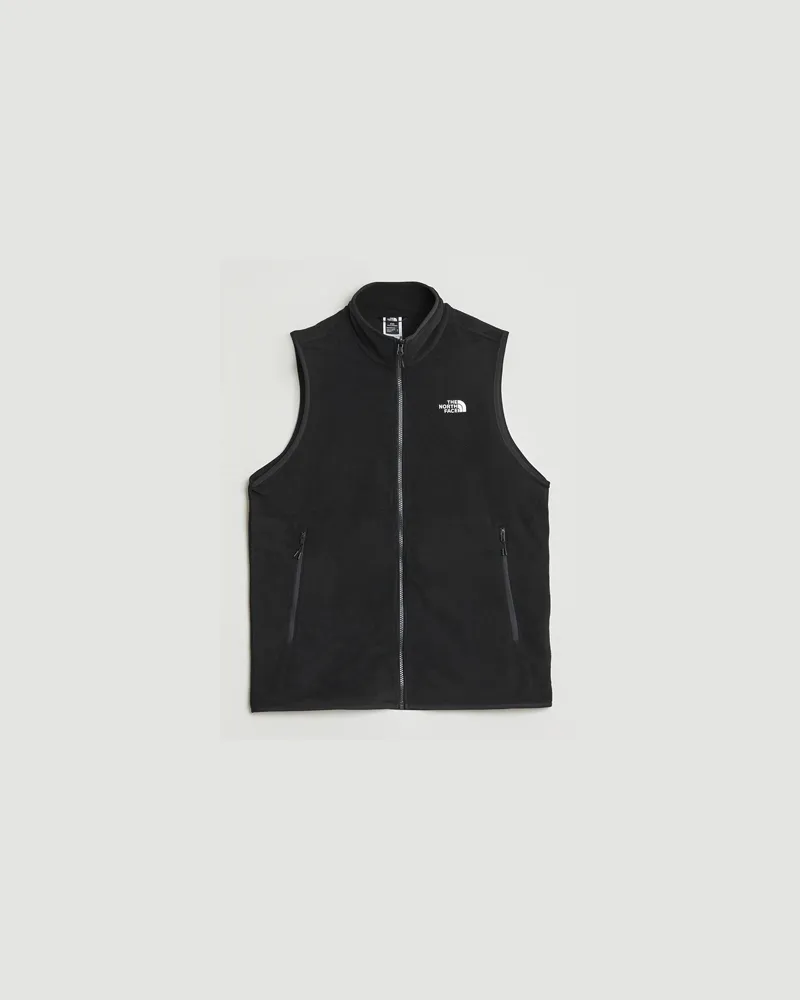 The North Face Glacier Fleece Vest Black Schwarz
