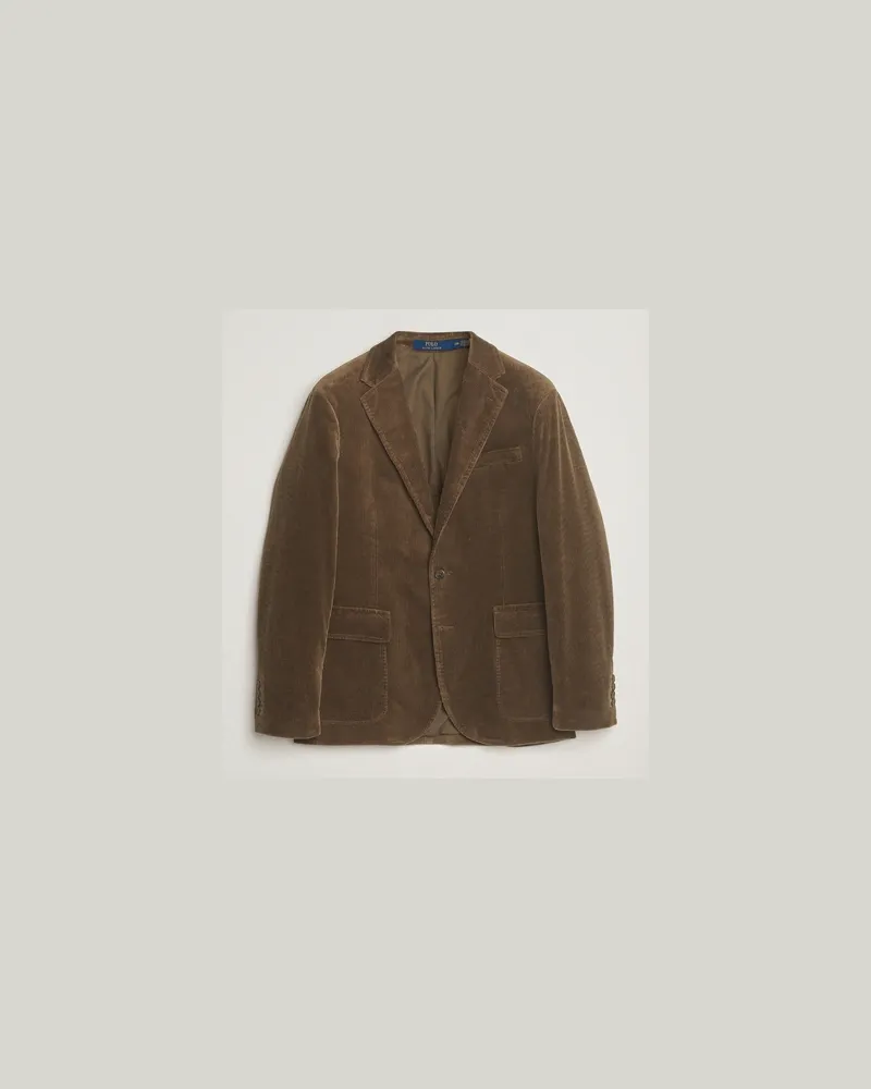 Ralph Lauren Single Breasted Corduroy Sportcoat Montana Brown Braun