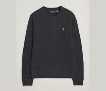 Cotton/Wool Pullover Dark Granite Heather