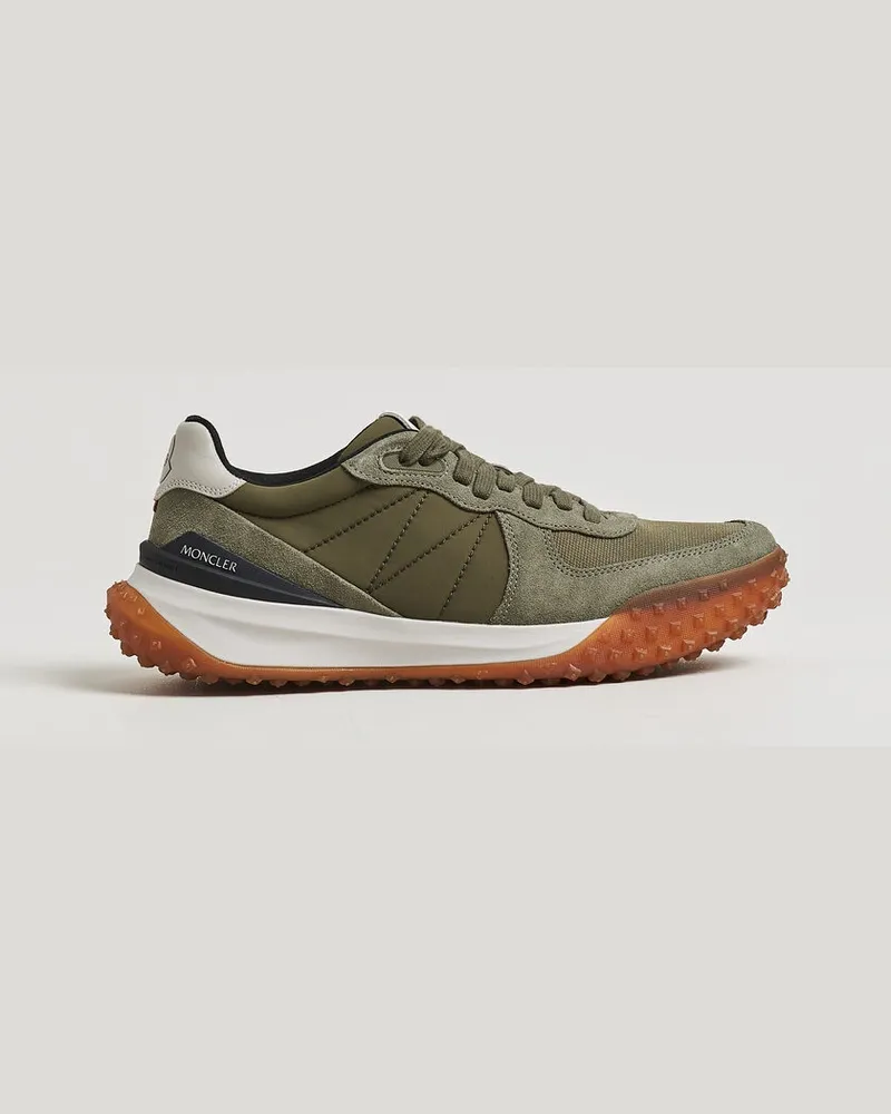 Moncler City Trek Sneakers Olive Grün