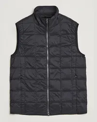 TAION High Neck Full Zip Lightweight Down Vest Black Schwarz