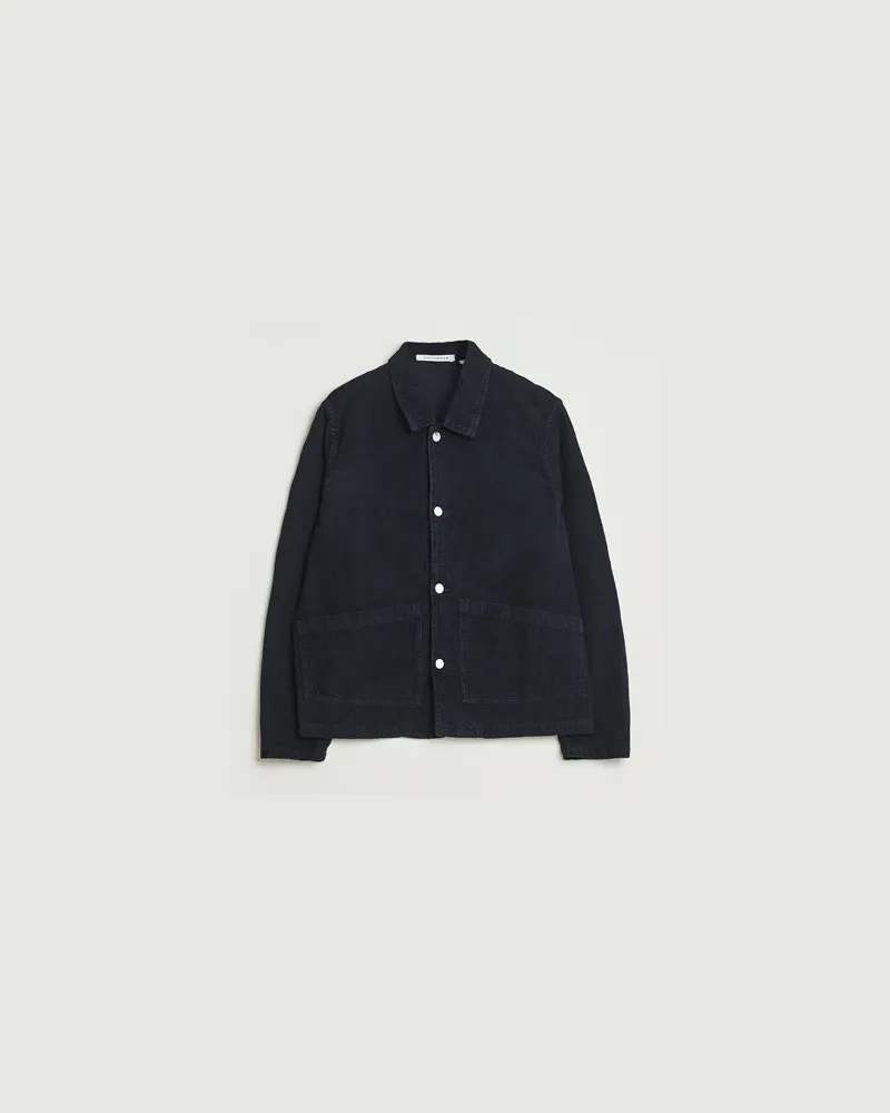 Sunflower Corduroy Worker Jacket Navy Blau