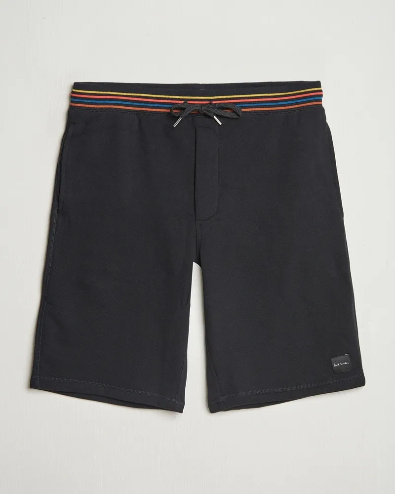 Paul Smith Artist Rib Sweatshorts Black Schwarz