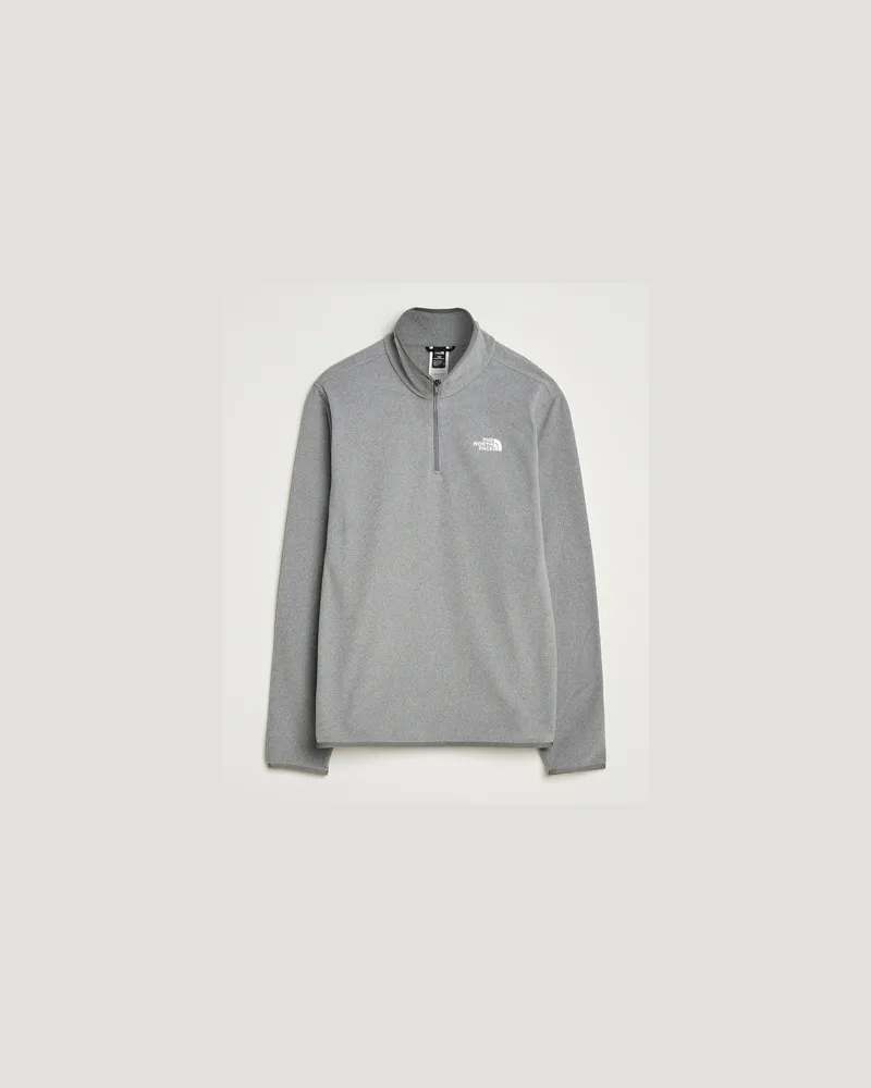 The North Face Glacier Fleece 1/4 Zip Grey Grau