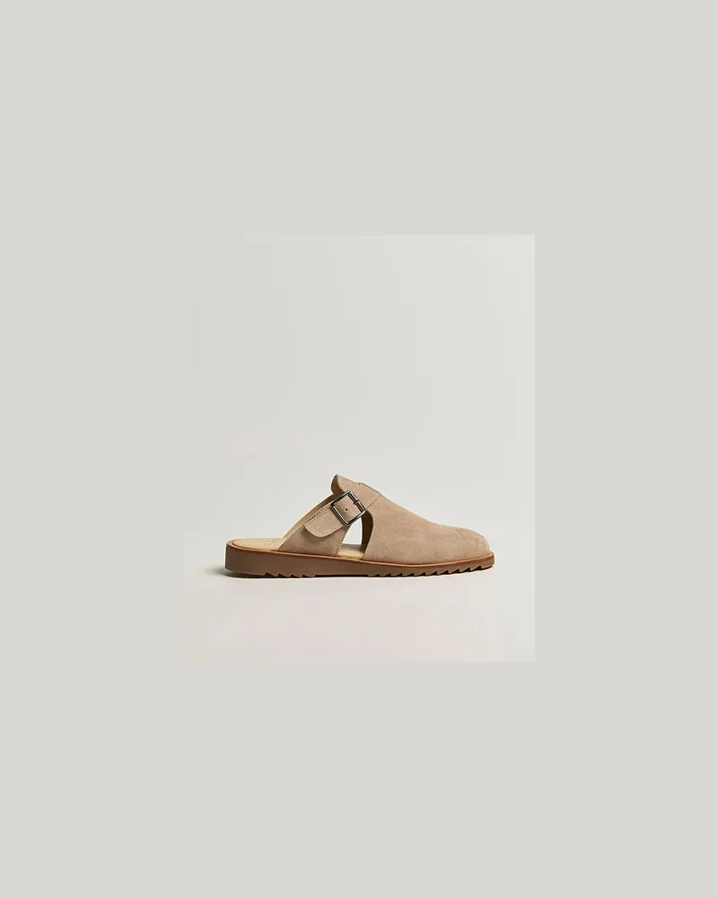 Paraboot Athenes Sandal Grey Suede Beige