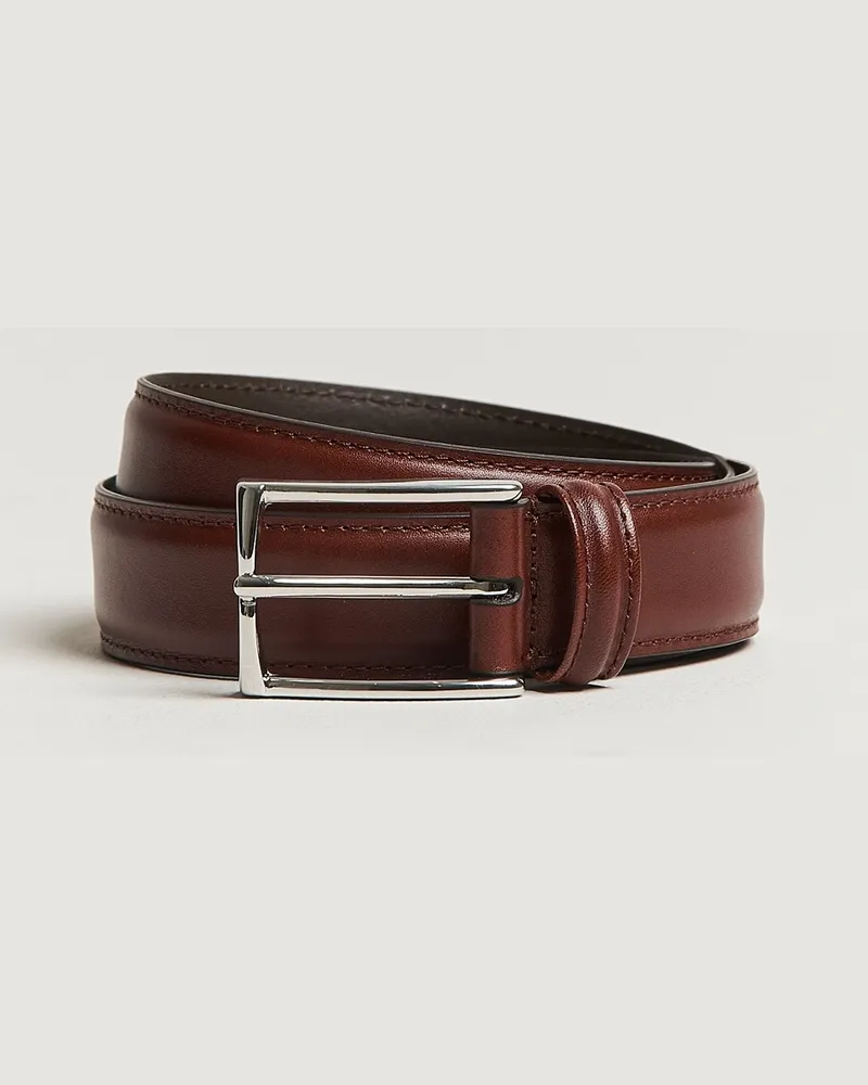 Anderson's Leather Suit Belt 3 cm Brown Braun