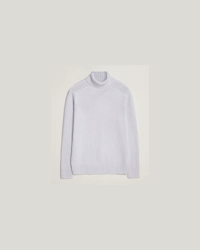 Gran Sasso Rainwool Rollneck Light Purple Melange Lila