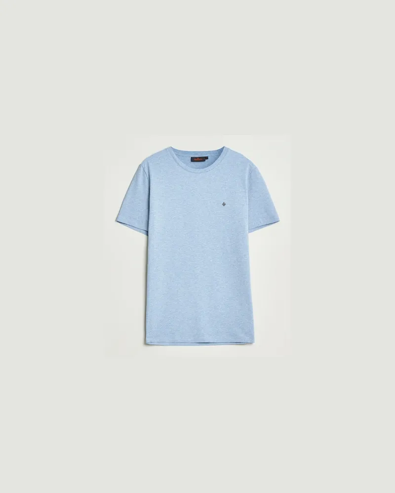Morris James Crew Neck T-Shirt Light Blue Blau