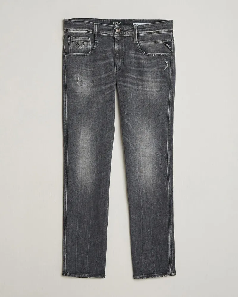 Replay Anbass 5 Years Wash Jeans Washed Grey Grau