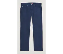 5-Pocket Baumwoll Stretch Trousers Navy Blazer