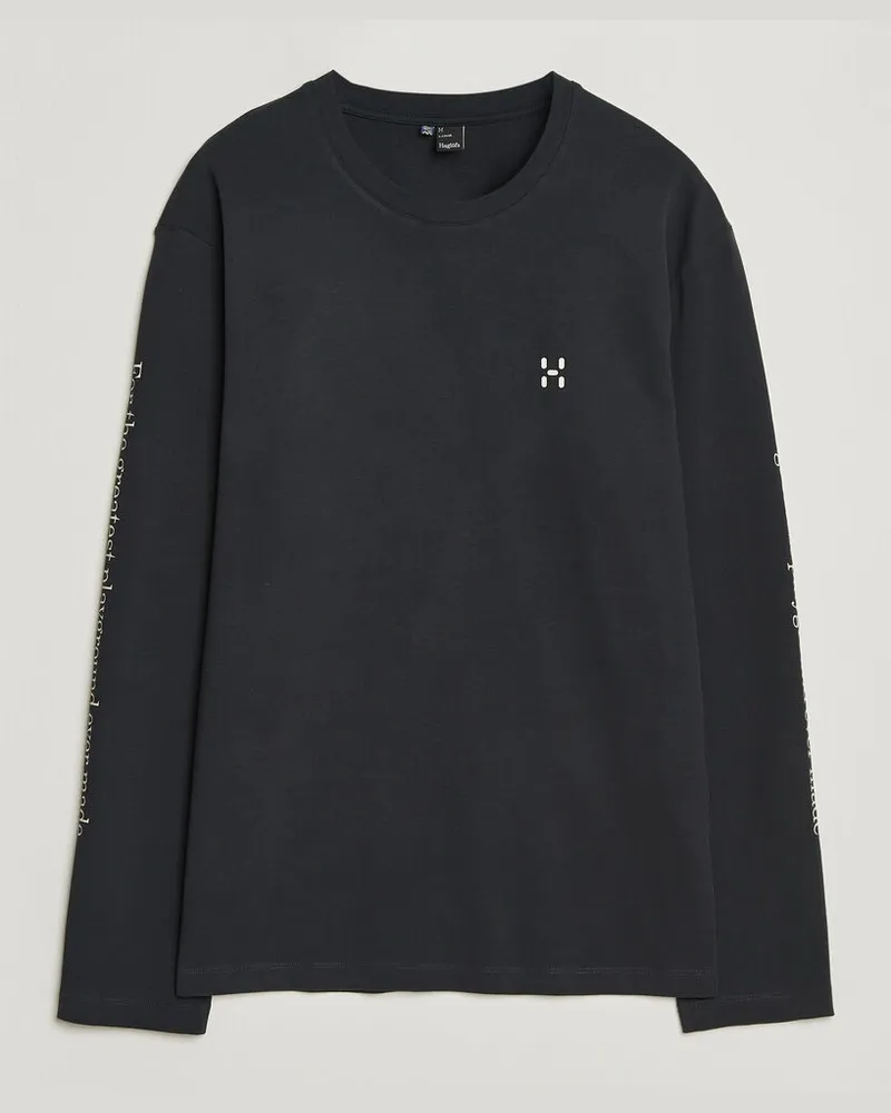 Haglöfs Long Sleeve T-Shirt True Black Schwarz