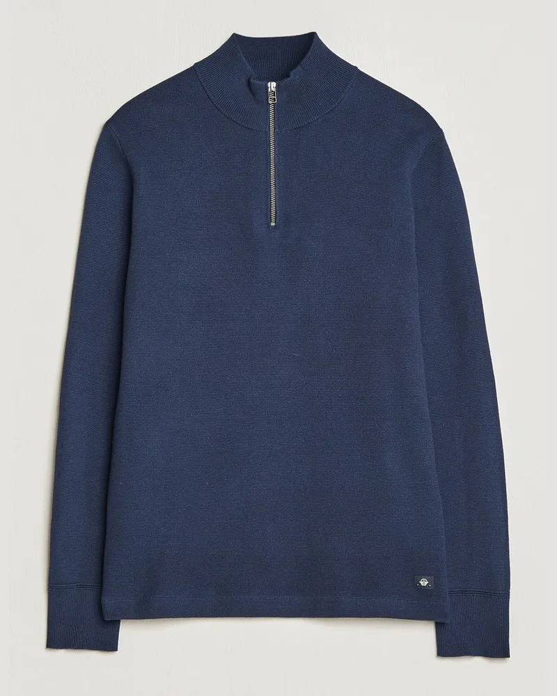 Dockers Half Zip Sweater Navy Blazer Blau