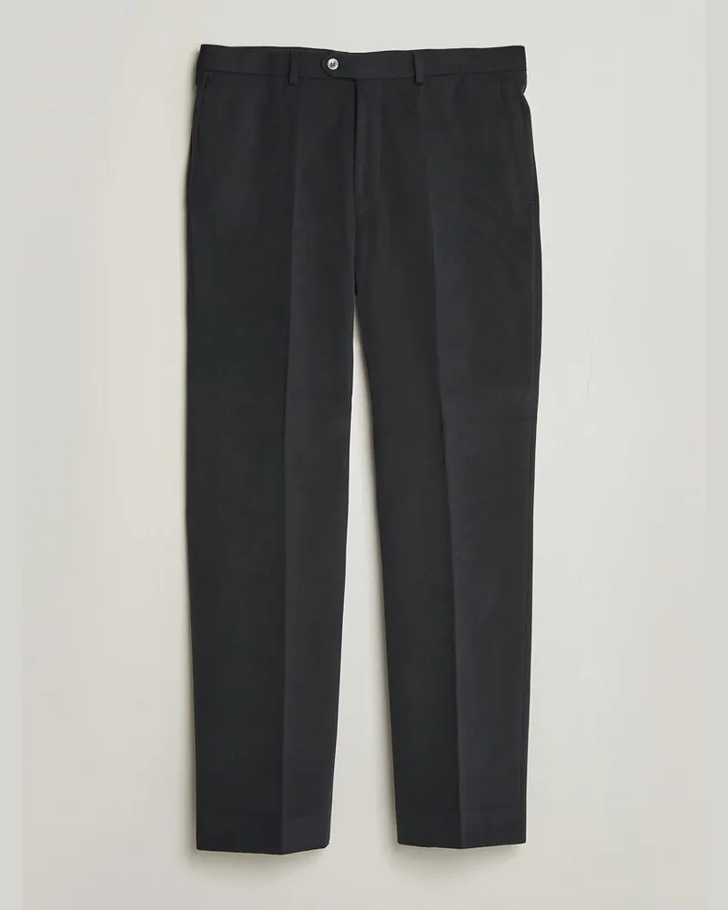 Oscar Jacobson Del S Trousers Black Schwarz