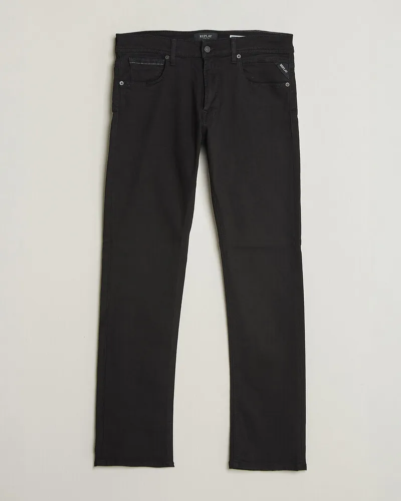 Replay Grover Powerstretch Jeans Stay Black Schwarz
