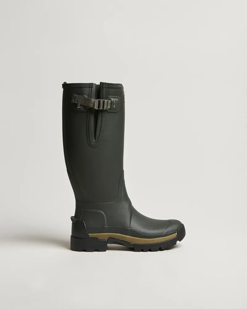 Hunter Boots Balmoral Side Adjustable Neo Boot Dark Olive Grün