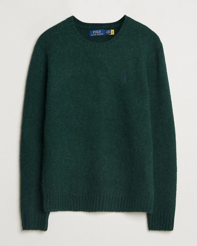 Ralph Lauren Alpaca Crew Neck Sweater Moss Agate Grün