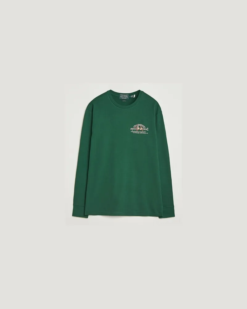 Ralph Lauren Classic Fit Long Sleeve Jersey T-Shirt Vintage Pine Grün
