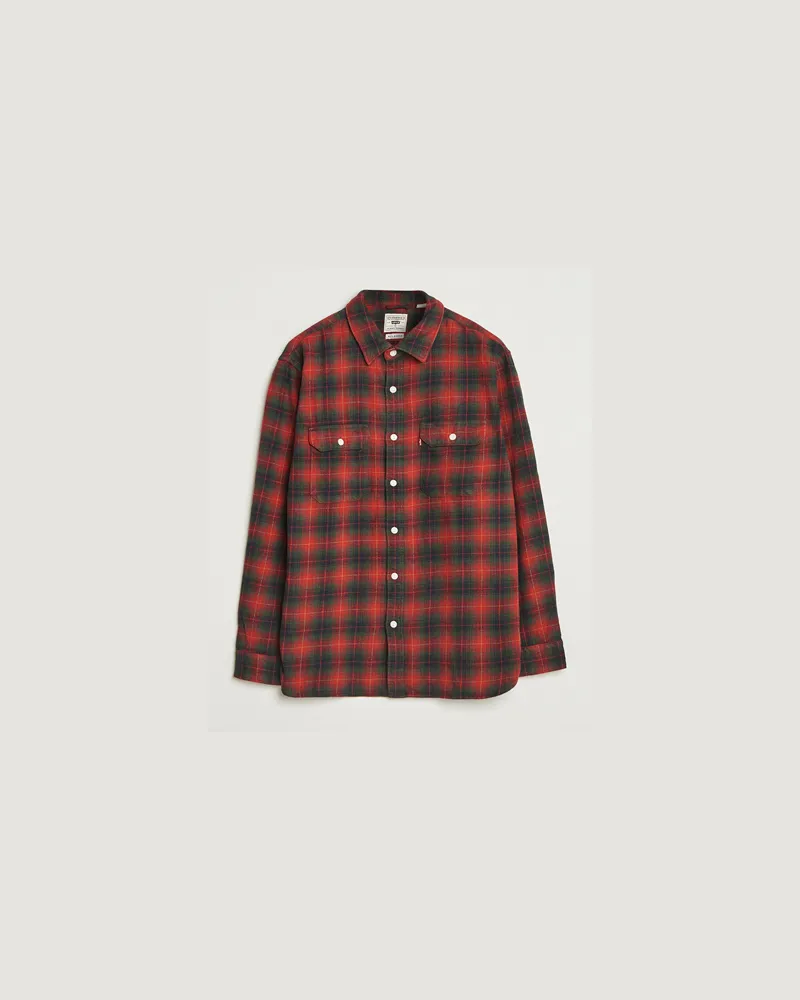 Levi's Levi Jackson Worker Shirt Rythmic Red Rot