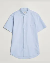 Gant Regular Kurzarm Oxford Shirt Light Blue Blau