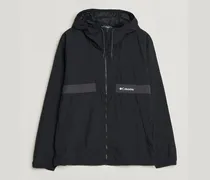 Spire Valley Hooded Windbreaker Black