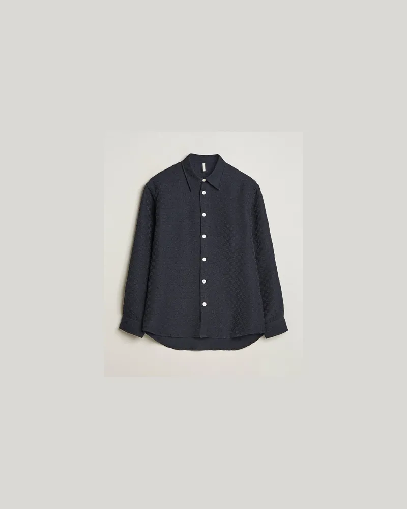 Sunflower Studio Shirt Navy Blau