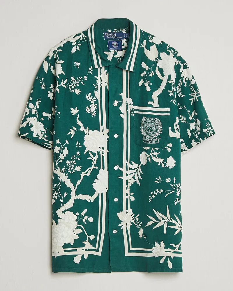 Ralph Lauren Printed Short Sleeve Shirt Championship Floral Grün
