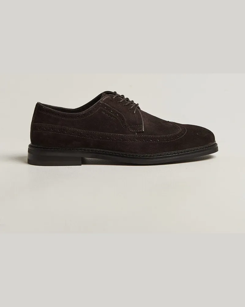 Gant Bidford Suede Brouge Dark Brown Braun