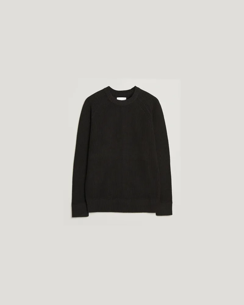 NN 07 Jacobo Cotton Knitted Sweater Dusky Port Braun