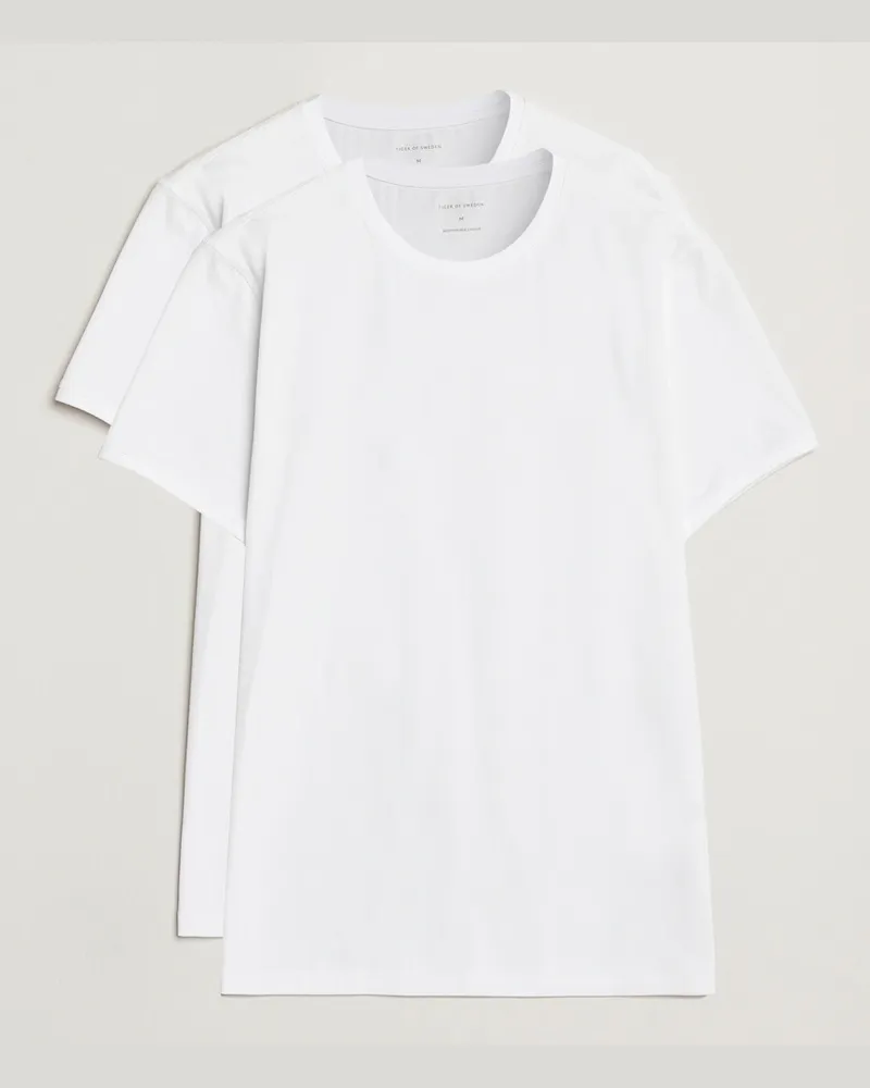 Tiger of Sweden Heimdal 2-Pack Crew Neck T-Shirt White Weiß