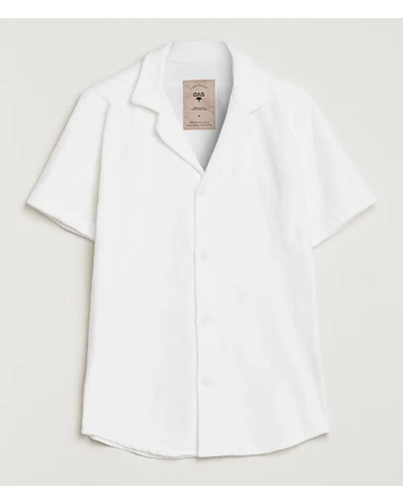 OAS Terry Cuba Kurzarm Shirt White Weiß