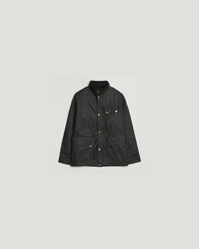 Peregrine Bexley Wax Jacket Black Schwarz