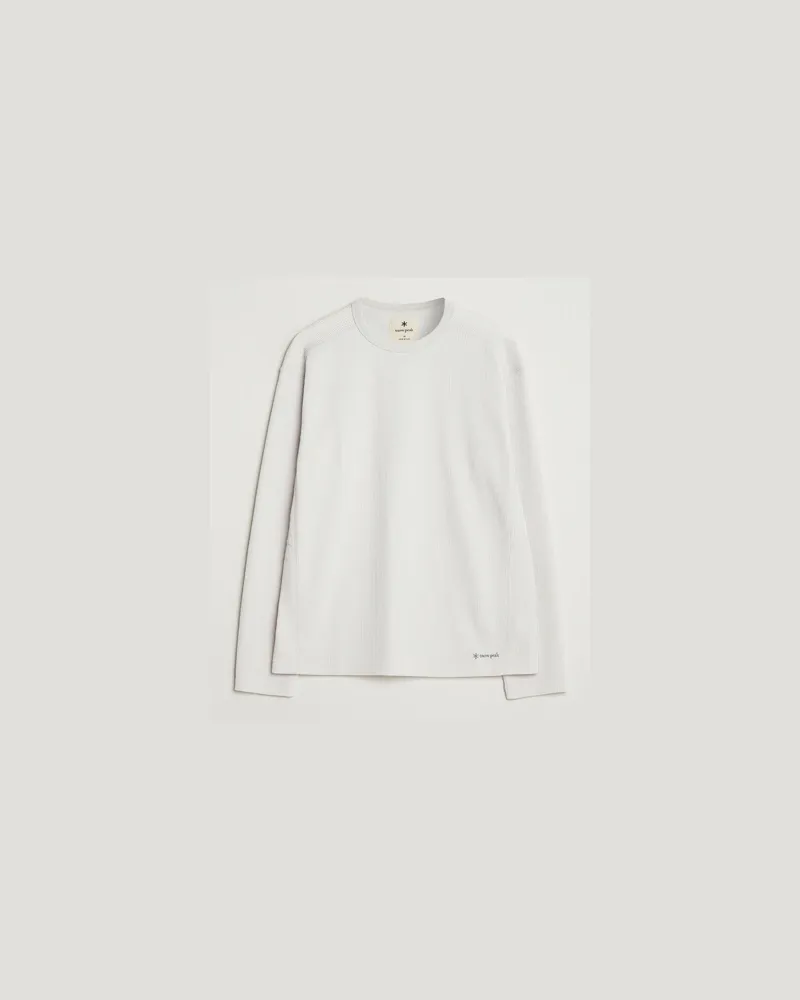 Snow Peak Dry Thermal Long Sleeve T-Shirt Off White Weiß