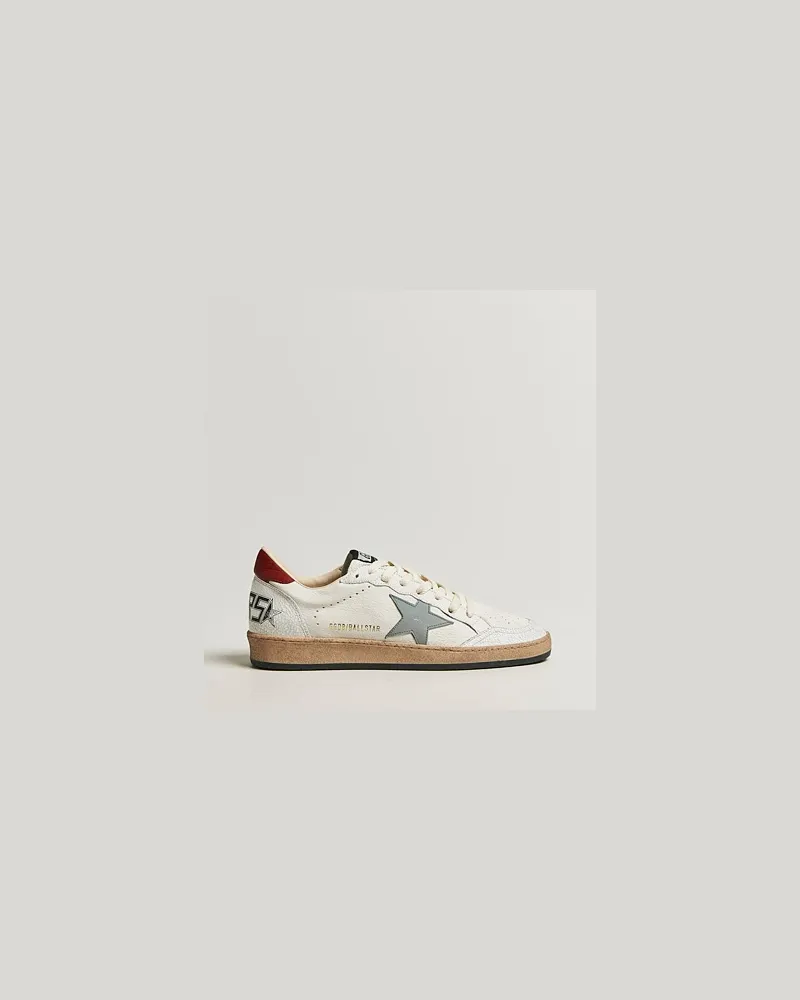 Golden Goose Ball Star Sneakers White/Red Weiß