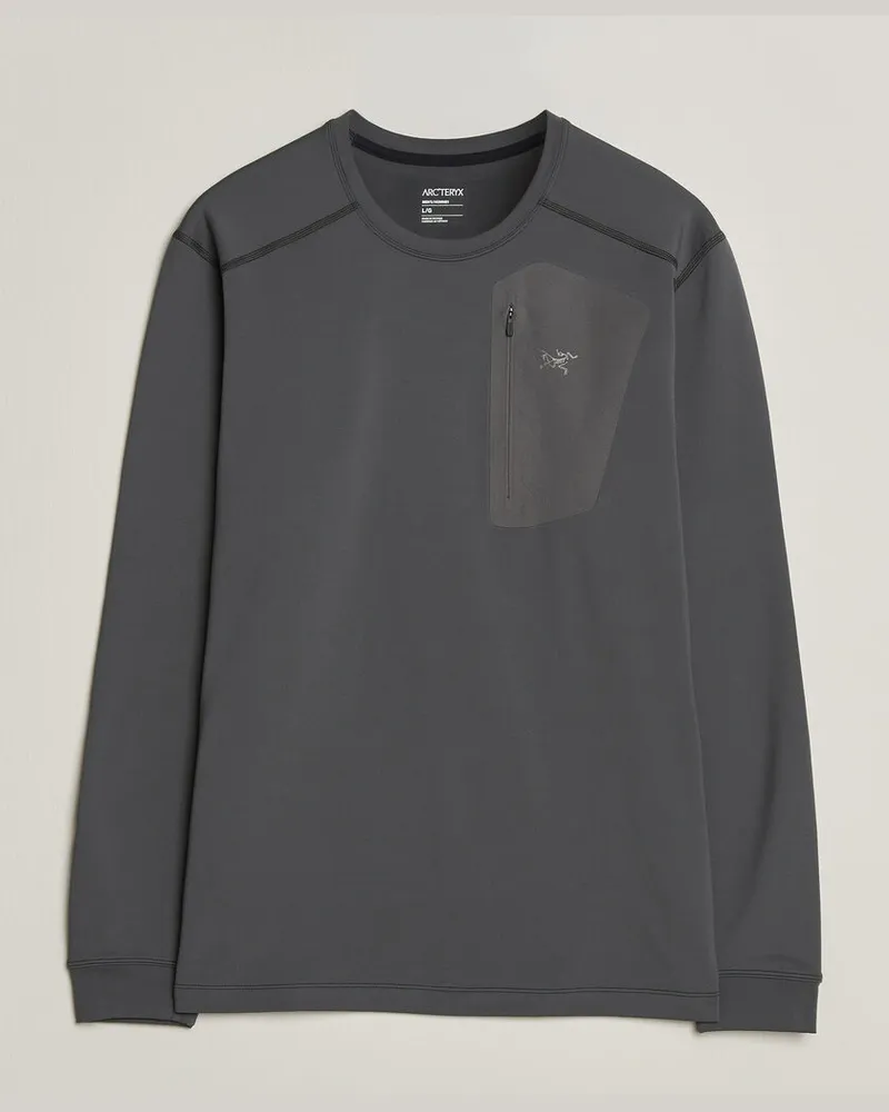 Arc'teryx Rho LT Baselayer Crew Neck Cloud Grau