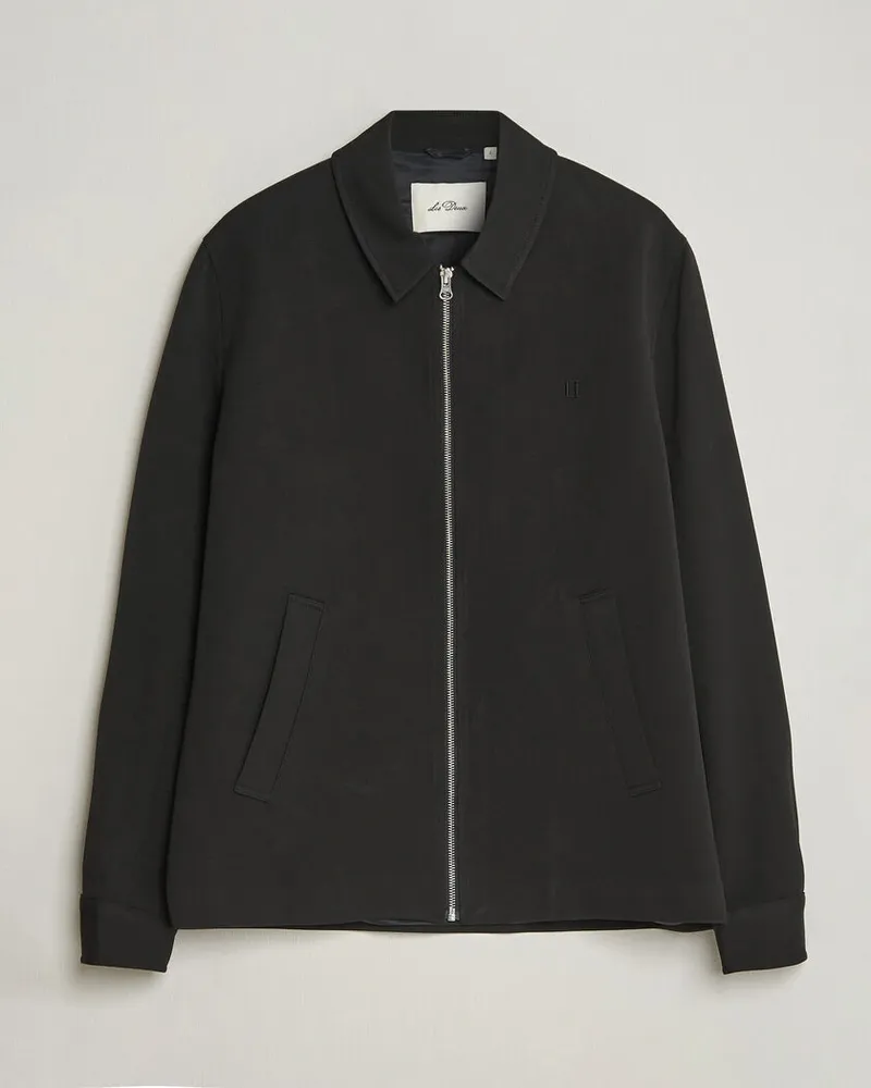 LES DEUX Como Coach Jacket Black Schwarz