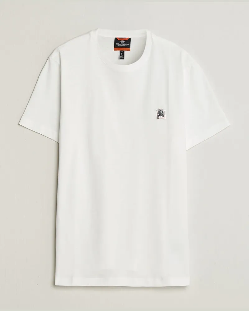 Parajumpers Patch Super Easy T-Shirt White Weiß