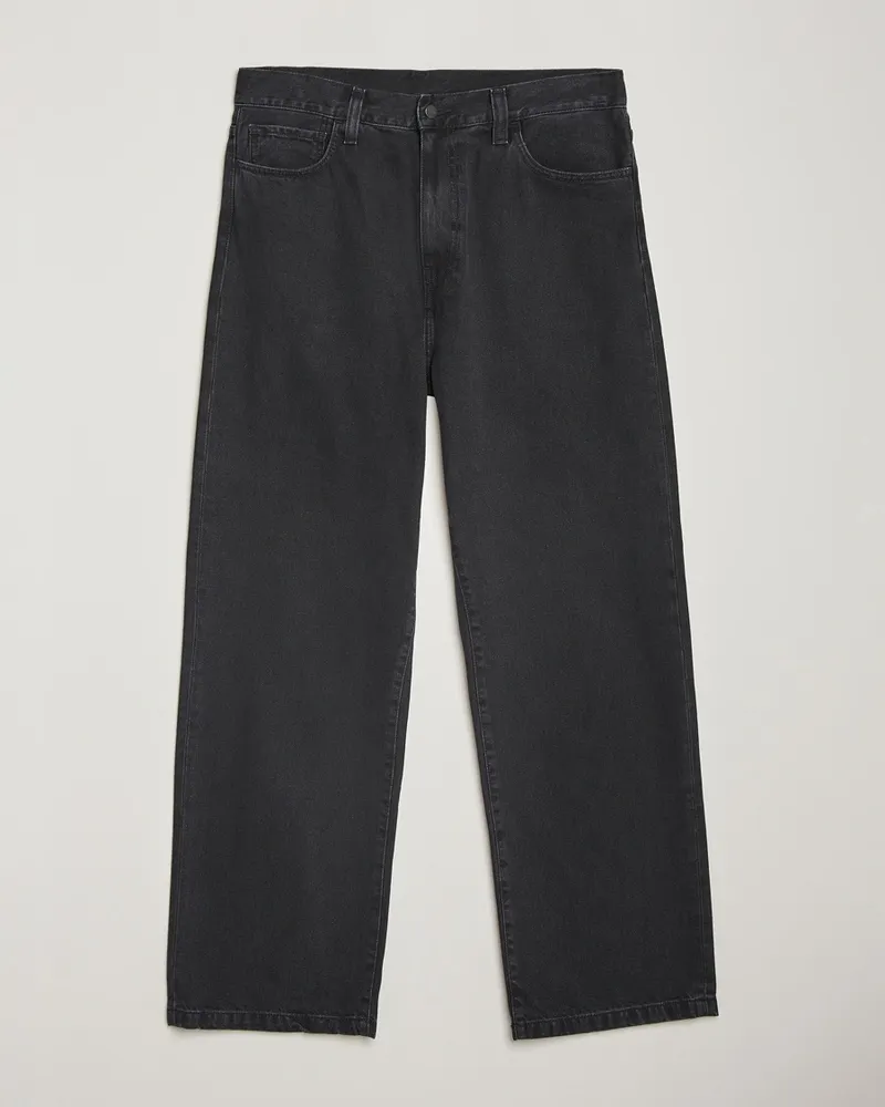 Carhartt WIP Landon Pant Robertson Denim Black Stone Washed Schwarz
