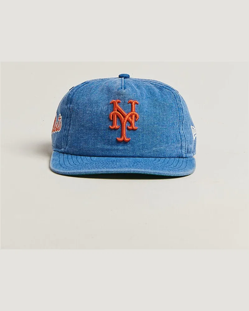 New Era 9Twenty Washed Cotton Cap New York Mets Blau
