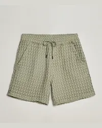 OAS Porto Waffle Shorts Dusty Green Grün