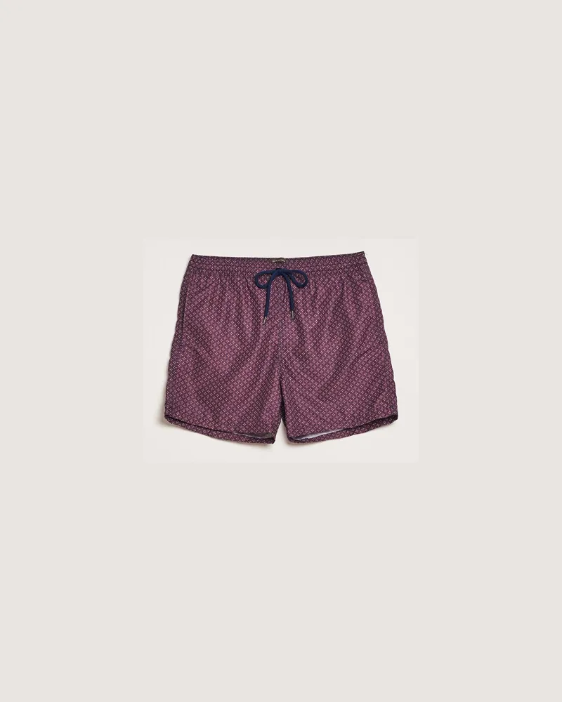 Oscar Jacobson Printed Swimshorts Red/Navy Rot