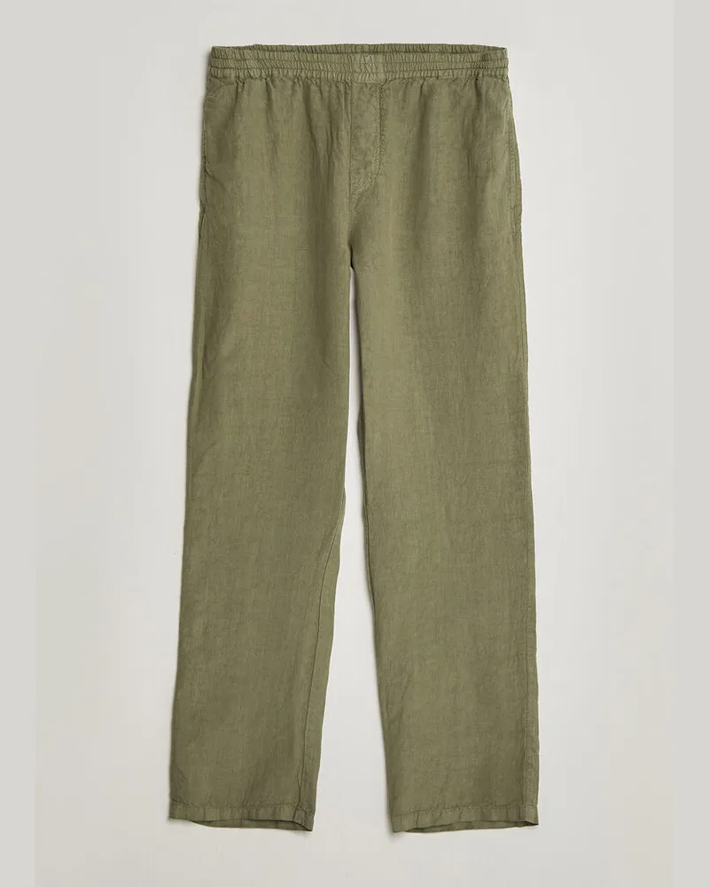 ASPESI Ventura Linen Pants Military Grün