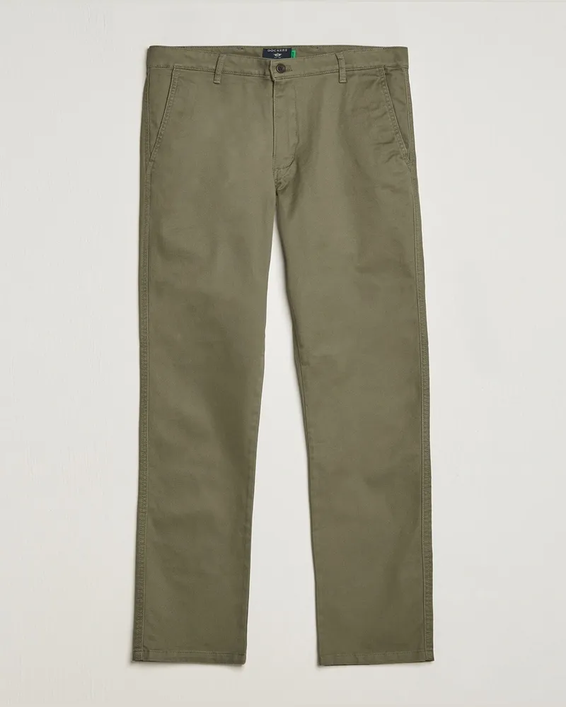 Dockers Original OPP Slim Twill Stretch Chino Camo Grün