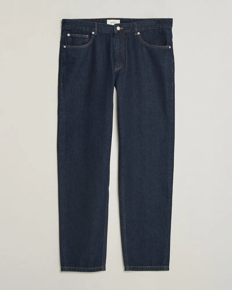 LES DEUX Ryder Jeans Dark Indigo Wash Blau