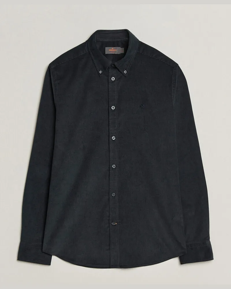 Morris Douglas Cord Shirt Blue Blau