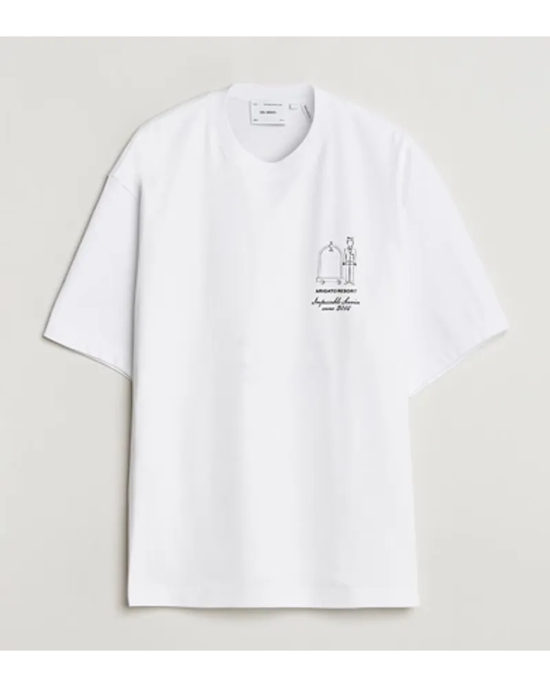 Axel Arigato Resort T-Shirt White Weiß