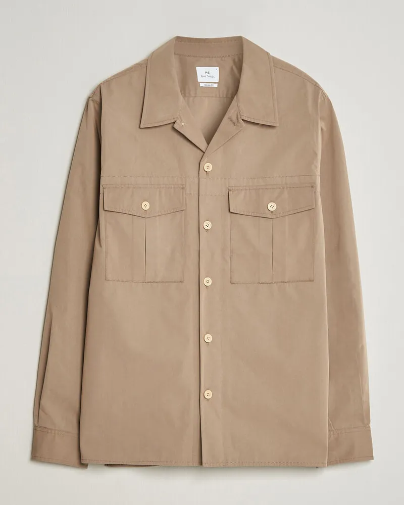 Paul Smith Casual Cotton Overshirt Beige Beige