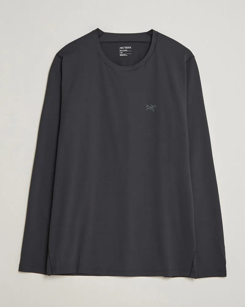 Arc'teryx Cormac Long Sleeve T-Shirt Black Schwarz