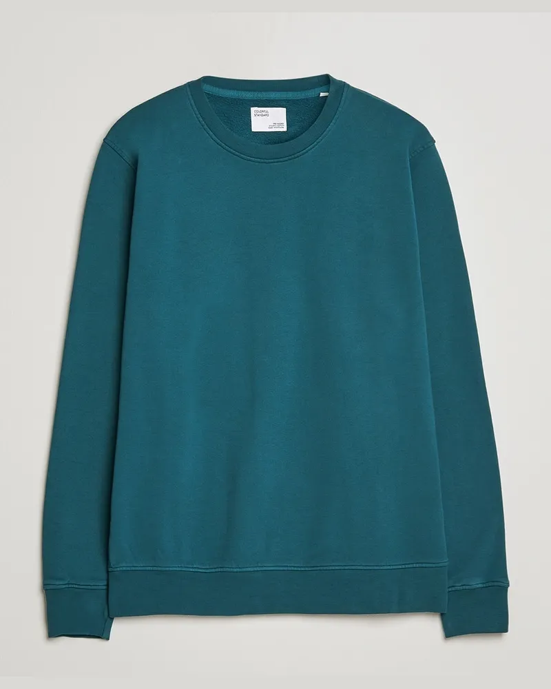 COLORFUL STANDARD Classic Organic Crew Neck Sweat Ocean Green Grün
